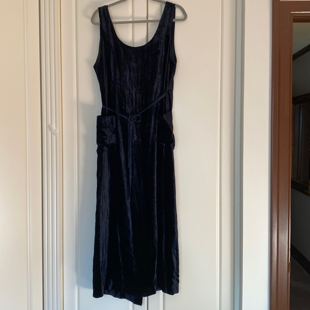 VINTAGE 90s MONDI BLACK WRAP SLEEVES DRESS Sz 40 .